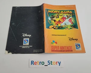 Super Nintendo SNES - Mickey Mania - Notice - Instruction Manual - EUR - Picture 1 of 1