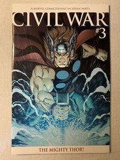 Civil War #3 Marvel 2006 Retailer Incentive Variant Cover Art by Ed McGuiness