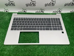 New Genuine HP ProBook 450 455 G8 Palmrest US QWERTY Keyboard M21740-B31 - Zdjęcie 1 z 8