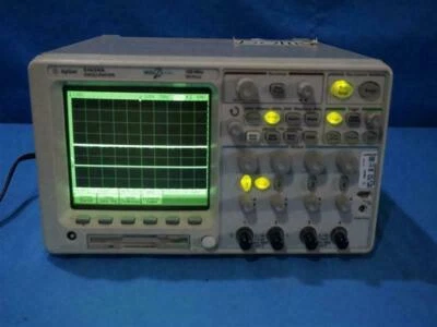 HP Agilent 54624A 4CH Oscilloscope 100MHz 200 Msa/s w/ Breakage Made in Malaysia - Image 1 of 4