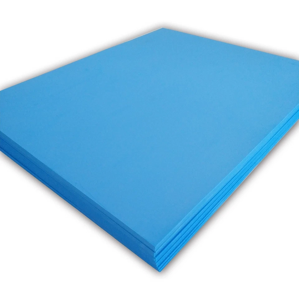 Blue Color，3D Embroidery Puff Foam Backing Paper，15" x 18" x 3mm，25 sheets - Image 1 of 4