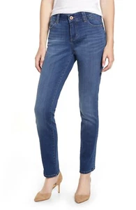 JAG Womens 33 / 16 Michelle Slim Straight Mid Rise Jeans Brilliant Blue Wash  - Picture 1 of 5