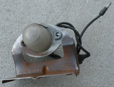 MERCURY COMET MATRÍCULA CARCASA LUZ LÁMPARA CUBIERTA LENTE 1963 63 OEM Foto 1 de 4