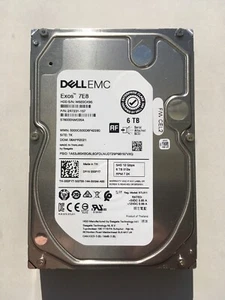 DELL SEAGATE Exos 7E8 ST6000NM035A 6TB 12Gb/s 512e 7.2K R540 R740 3.5" HDD 50FY7 - Afbeelding 1 van 1