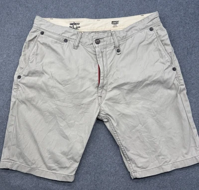 Levi’s Tab Twills Chino Shorts Men's W36 Sanforized Sail Cloth Zip Fly Beige - Image 1 of 4