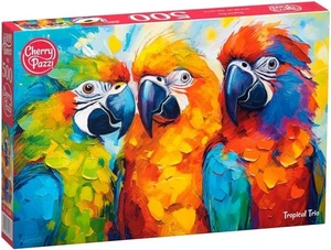 NEU Cherry Pazzi 500 Teile Puzzle 9+ Alter Tropical Trio - Bild 1 von 2
