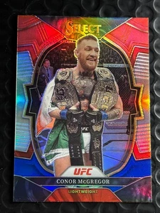 2023 Panini Select Concourse Conor McGregor Red & Blue Prizm #2 Lightweight - Picture 1 of 2