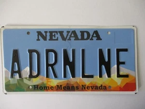 Personalized Home Means Nevada Rockies License Plate Collectible, ADRNLNE (2009) - Picture 1 of 2