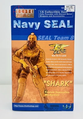 Bbi Elite Force 1:6 Navy Seal Team 8 "Shark" 12" Figure 34221 New - Image 1 of 4