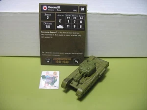 =Axis & Allies Miniatures COUNTEROFFENSIVE Churchill III with card 2/50= - Picture 1 of 1