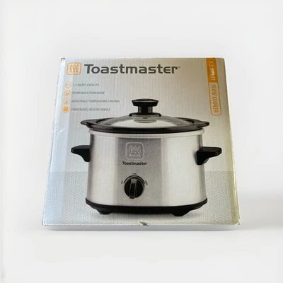 Toastmaster 1.5 Qt. Mini Slow Cooker Crockpot Collage Dorm Brand New - Image 1 of 4