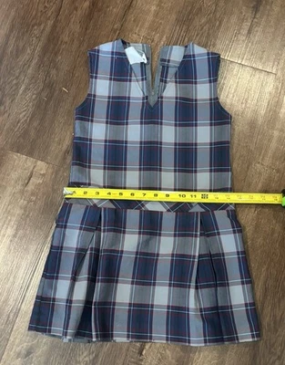 Camiseta xadrez Dennis uniforme gola V Dunbar tamanho médio - Imagem 1 de 4