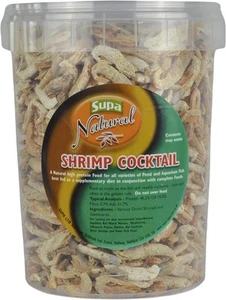Supa Natural Shrimp Cocktail Fish Food, 1 Litre Bucket, Highly Nutritious Prote - Picture 1 of 6