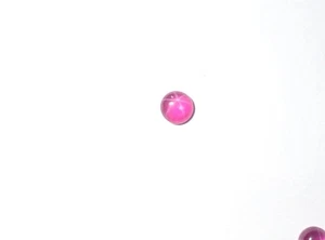 Transparent Star Ruby Round 4x4 mm Cabochon 6 Rayed Lab-created Stone 1 pc Lot - Picture 1 of 14