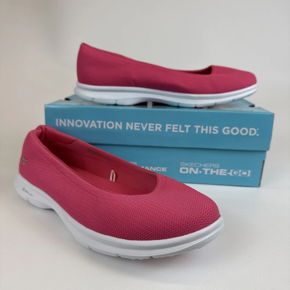 Skechers Go Step-Luxe Women's Shoes Pink Size 9 New In Box - Image 1 of 4