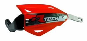 Coppia Paramani Moto Racetech Vertigo Alluminio Arancione Fluo Enduro Handguards - Imagen 1 de 3