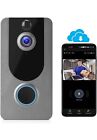 HD 1080P WiFi Video Doorbell Camera Model T9 Color Black, Open Box.