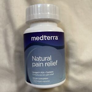 Medterra Natural Pain Relief Dietary Supplement 30 Vegan Capsules Exp 06/25