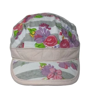 Disney Store Girl's Strapback Hat Multicolor Size SX Floral Pattern 100% Cotton - Picture 1 of 7