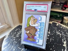 2003 UD Upper Deck Disney Treasures Snow White Sneezy #249 PSA 9 Pop 1 No Higher