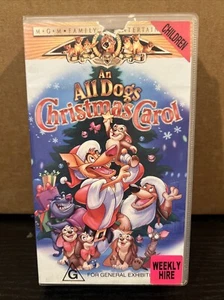 AN ALL DOG'S CHRISTMAS CAROL - VHS Ex Rental - Kids Movie - B6 - Picture 1 of 3