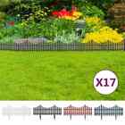 Garden Edging 17 Pcs Decorative Lawn Garden Fence Edging Border PP vidaXL