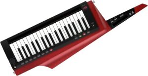 KORG RK-100S 2 RD Translucent Red Keytar Synthesizer Shoulder Keyboard 37-Keys