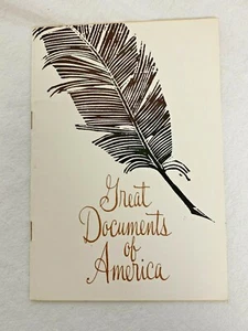 Readers Digest Great Documents of America Booklet 1968 History Historical - Picture 1 of 10