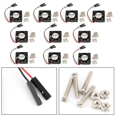 10x 2 Stifte 30x30x7MM 3007 DC 5V Lüfter Ventilato für Raspberry Pi 4B/3B+/2B - Bild 1 von 4