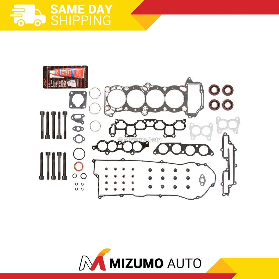 Head Gasket Bolts Set Fit 95-99 Nissan Sentra 200SX 1.6 DOHC 16V GA16DE - Image 1 of 4