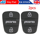 2X 2/3 Buttons Flip Remote Key Fob Rubber Pad Case Insert Repair for Kia Picanto