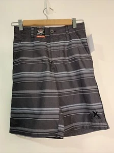 ZeroXposur Size Small 8 Boys Performance Shorts Black Adjustable Waist M58471 - Picture 1 of 3