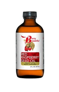 Red Raspberry Seed Oil - 8 fl oz - Unrefined, Virgin, Cold Pressed in the USA - Picture 1 of 6