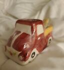 Toothpick Holder w/ Toothpicks Red Truck Holiday Table Decor Old East Main NEW