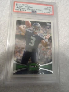 2012 Topps Russell Wilson Stands Visible #165 Rookie RC Seawhawks PSA 10 GEM MT - Picture 1 of 3