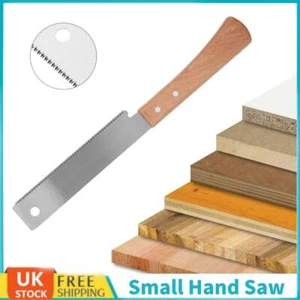 Small Woodworking Hand Saw 12" Flexible Blade Single edge Pull Saw for Craft DIY - Picture 1 of 12