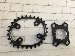 Plato interior Osymetric BCD72mm x 4Bolts 28T MTB para montaje directo Sram X-Sync  - Imagen 1 de 5