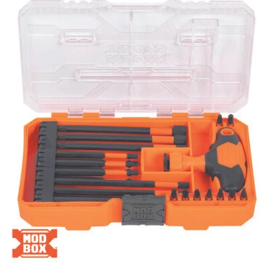 Klein Tools 33804 ProFlex Impact-Rated Multiple Ratcheting T-Handle Set, 23 Pc. - Image 1 of 4