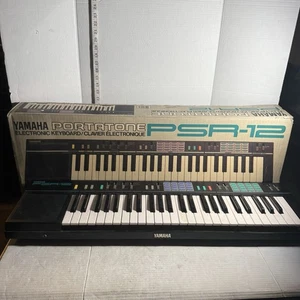 YAMAHA Portable Keyboard PSR-12 Manual Orig. Box $162-1988=$439-2025 TESTED VTG - Picture 1 of 23