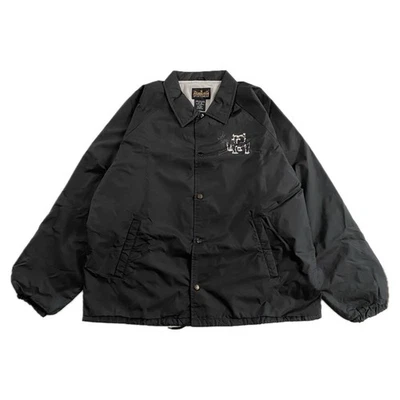 Cortavientos Hatebreed Victory Records años 90 negro envejecido de nailon | Talla XL Foto 1 de 4