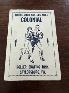 Colonial Roller Skating Rink Sticker Saylorsburg, PA. Decal Luggage Label - Picture 1 of 2