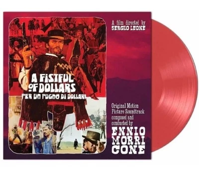 ENNIO MORRICONE A Fistful Of Dollars OST Ltd Ed Red Vinyl Mint IN STOCK Sealed - Image 1 of 3