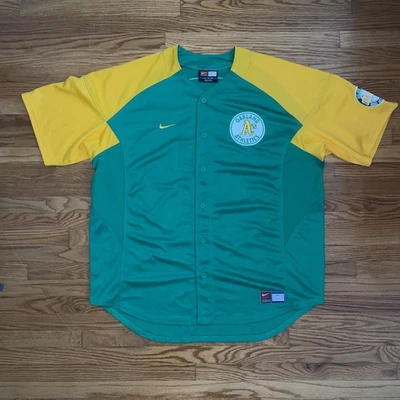 Nike Cooperstown Collection Reggie Jackson #9 Oakland A's Jersey 2XL Stitched - Image 1 of 4