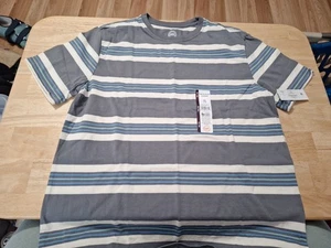 Wonder Nation Boys Striped Tag Free Short Sleeve Shirt Size 18 NEW - Picture 1 of 2