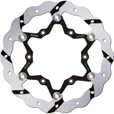 Gás Gas HALLEY 450 2009-2024 Galfer Frontal Flutuante Ranhurado Tamanho Grande Centro de Aço - Imagem 1 de 4