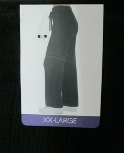 DKNY DAMEN JOGGERHOSE KASCHMIRMISCHUNG XX-LARGE SCHWARZ NEU MIT ETIKETT UNVERBINDLICHE UVP $ 129 - Bild 1 von 4