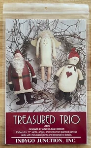 Treasured Trio Seasonal Decor Pattern By June Wildash Decker For Indygo Junction - Picture 1 of 2