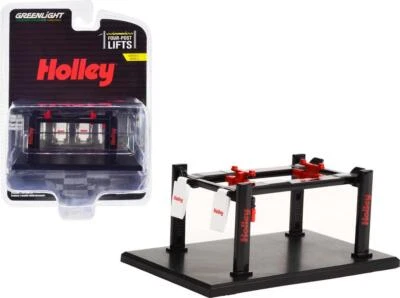 Adjustable Four-Post Lift Holley Black Four-Post Lifts Series 4 1/64 Diecast by - Image 1 of 2