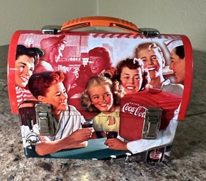 Coca Cola Mini Lunch Box Soda Jerk Fountain Theme - Picture 1 of 9