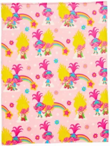 Dreamworks Trolls 3 Band Together Movie Kids Bedding Super Soft Micro Raschel Th - Picture 1 of 12